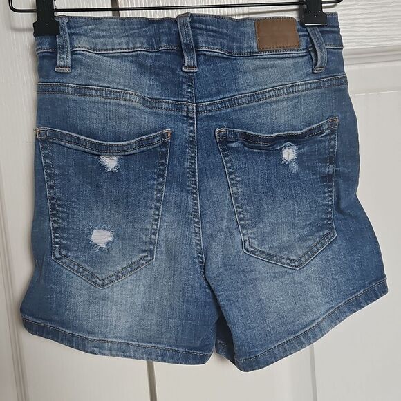 Denim Distressed Women's Shorts - Picture 11 of 16